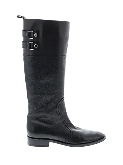 Pre-owned Assorted Brands Boots In Black