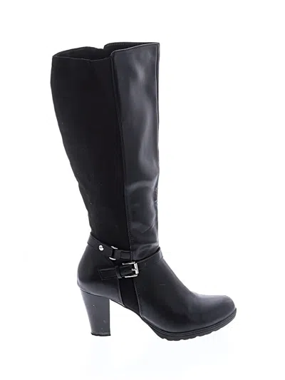 Pre-owned Assorted Brands Boots In Black