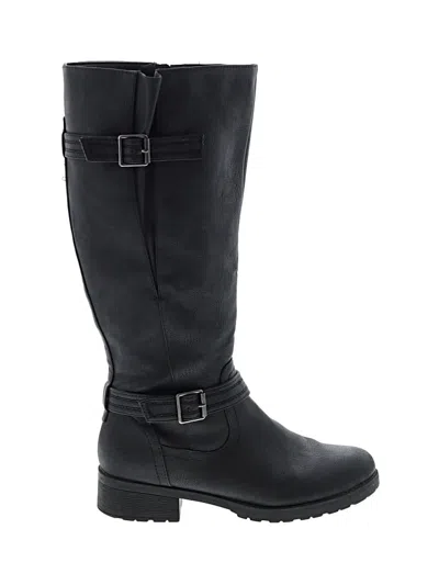 Pre-owned Assorted Brands Boots In Black