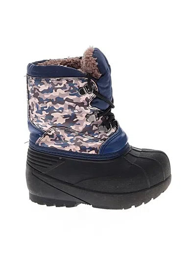 Pre-owned Assorted Brands Kids' Boots In Blue