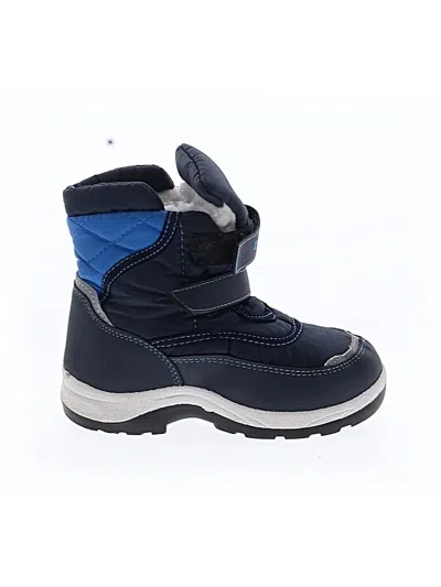 Pre-owned Assorted Brands Kids' Boots In Blue