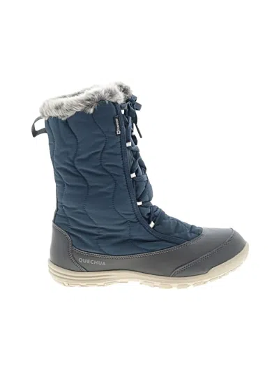 Pre-owned Assorted Brands Boots In Blue