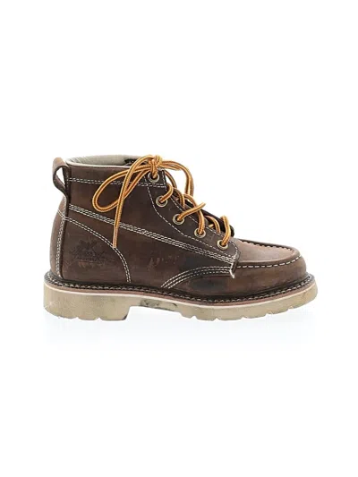 Pre-owned Assorted Brands Kids' Boots In Brown
