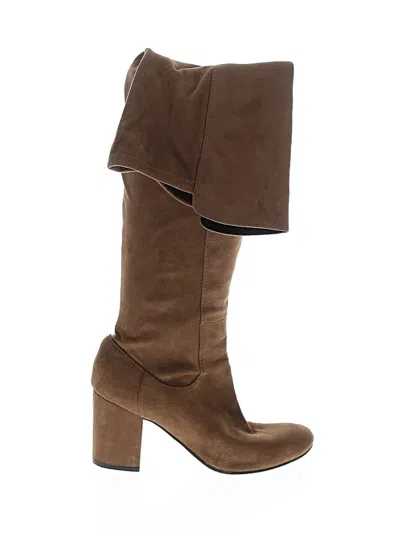 Pre-owned Assorted Brands Boots In Brown