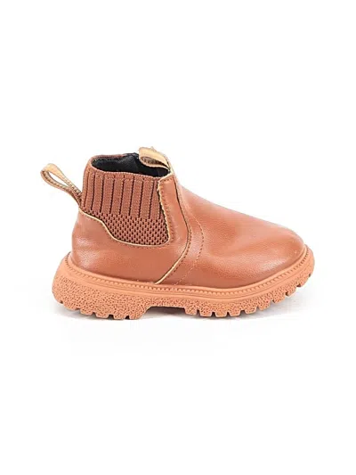 Pre-owned Assorted Brands Kids' Boots In Brown