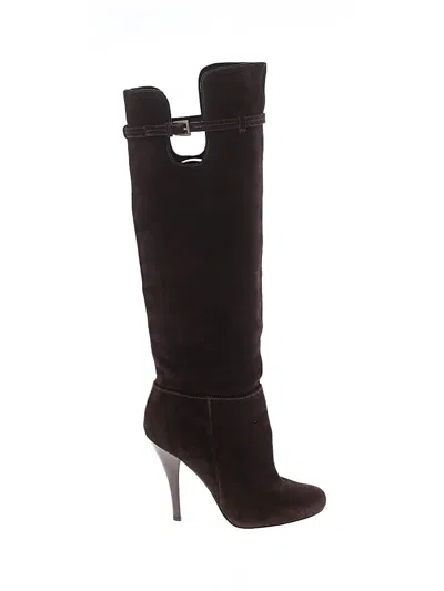 Pre-owned Assorted Brands Boots In Brown
