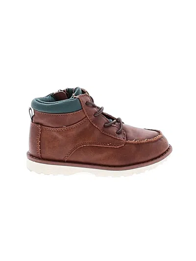 Pre-owned Assorted Brands Kids' Boots In Brown