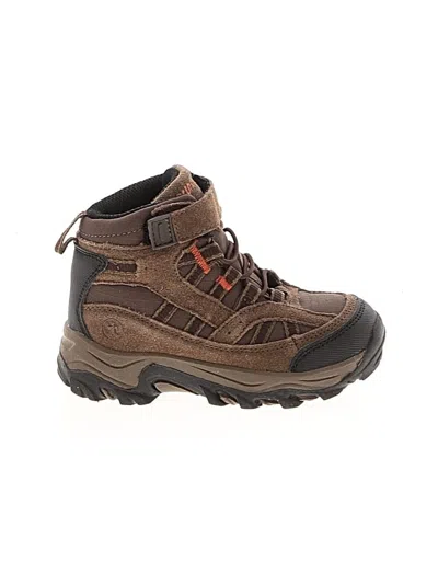 Pre-owned Assorted Brands Kids' Boots In Brown
