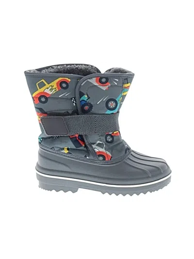 Pre-owned Assorted Brands Kids' Boots In Gray