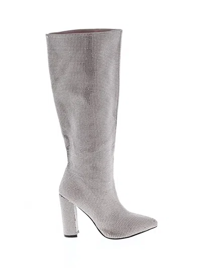 Pre-owned Assorted Brands Boots In Gray
