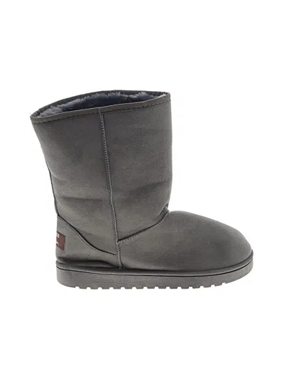 Pre-owned Assorted Brands Boots In Gray