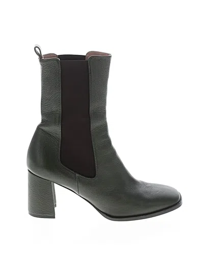 Pre-owned Assorted Brands Boots In Green