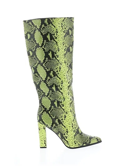 Pre-owned Assorted Brands Boots In Green