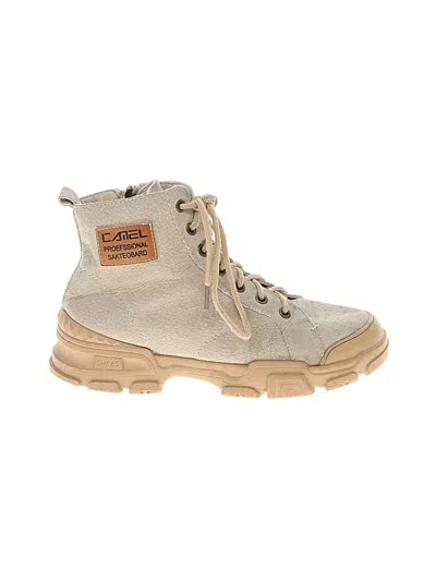 Pre-owned Assorted Brands Kids' Boots In Ivory