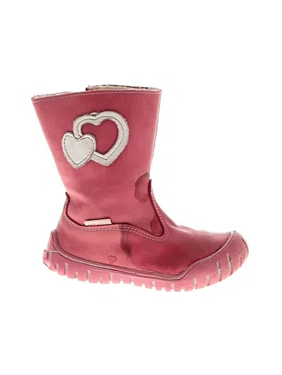 Pre-owned Assorted Brands Kids' Boots In Pink