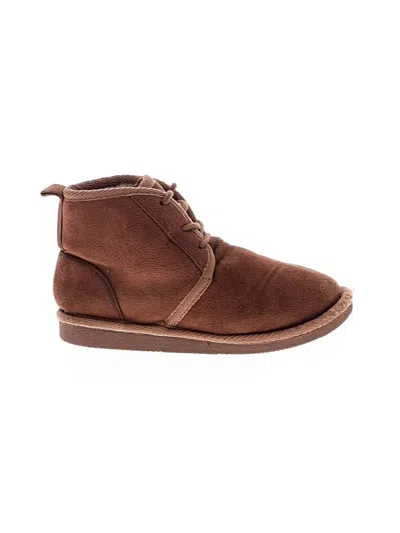 Pre-owned Assorted Brands Kids' Boots In Tan