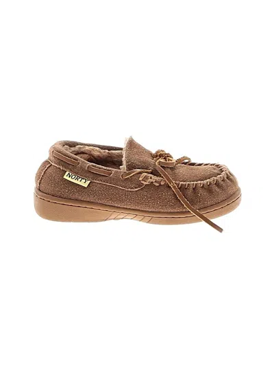 Pre-owned Assorted Brands Kids' Boots In Tan