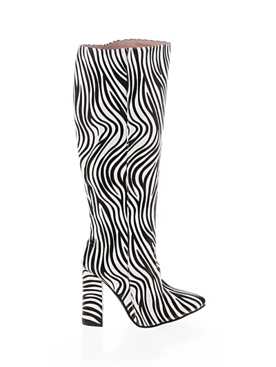 Pre-owned Assorted Brands Boots In White