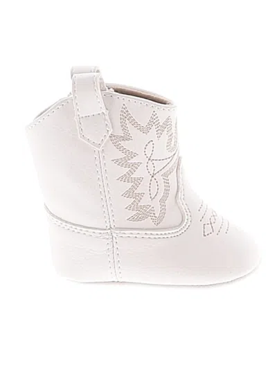 Pre-owned Assorted Brands Babies' Boots In White