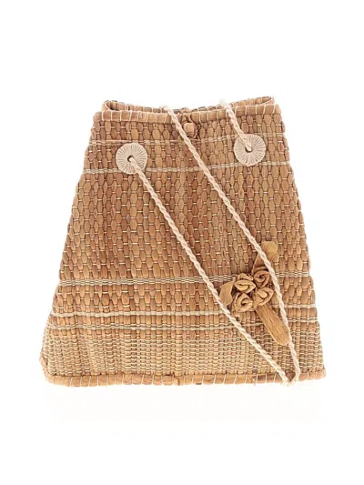 Pre-owned Assorted Brands Bucket Bag In Tan