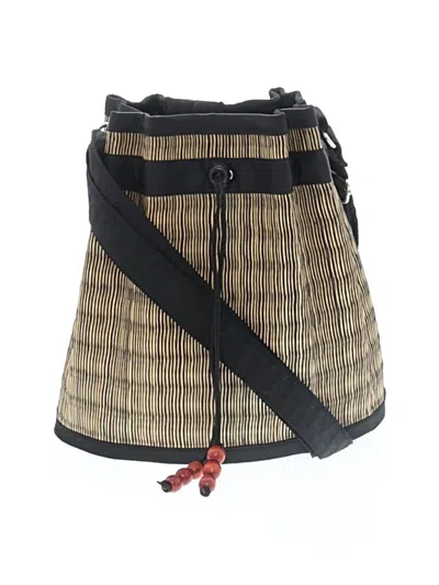 Pre-owned Assorted Brands Bucket Bag In Tan