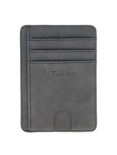 Pre-owned Assorted Brands Card Holder In Brown