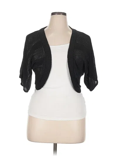 Pre-owned Assorted Brands Cardigan Sweater In Black