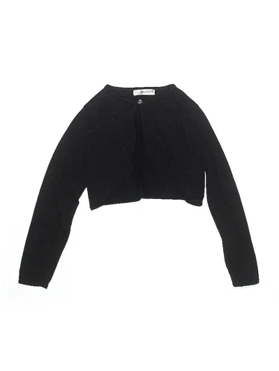 Pre-owned Assorted Brands Kids' Cardigan Sweater In Black