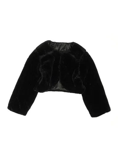 Pre-owned Assorted Brands Kids' Cardigan Sweater In Black