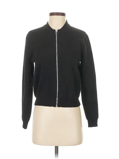 Pre-owned Assorted Brands Cardigan Sweater In Black