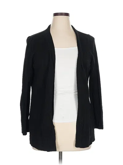 Pre-owned Assorted Brands Cardigan Sweater In Black