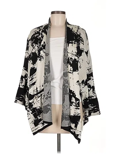 Pre-owned Assorted Brands Cardigan Sweater In Black