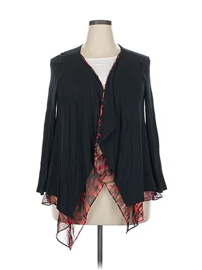 Pre-owned Assorted Brands Cardigan Sweater In Black