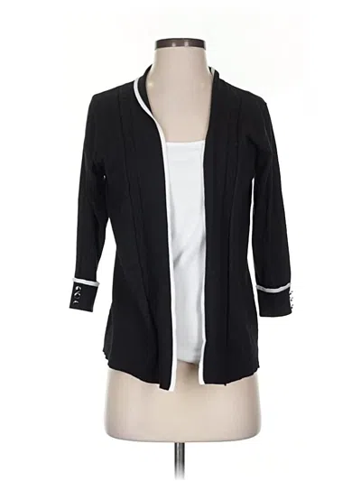 Pre-owned Assorted Brands Cardigan Sweater In Black
