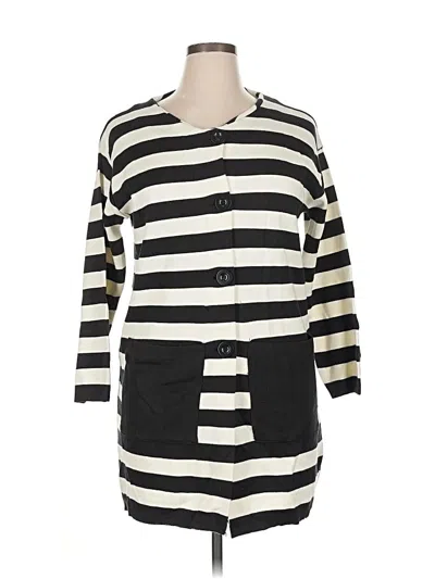 Pre-owned Assorted Brands Cardigan Sweater In Black