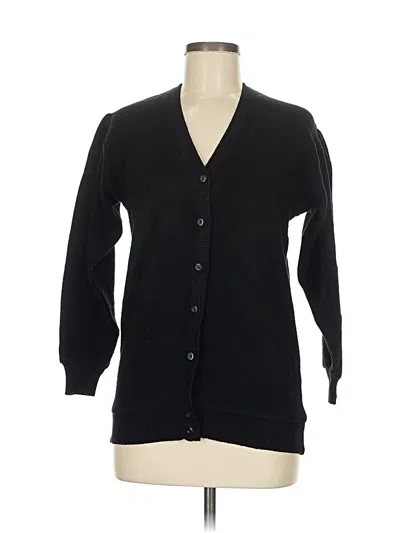 Pre-owned Assorted Brands Cardigan Sweater In Black