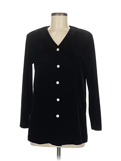 Pre-owned Assorted Brands Cardigan Sweater In Black