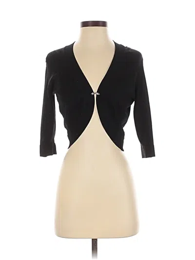 Pre-owned Assorted Brands Cardigan Sweater In Black