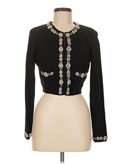 Pre-owned Assorted Brands Cardigan Sweater In Black