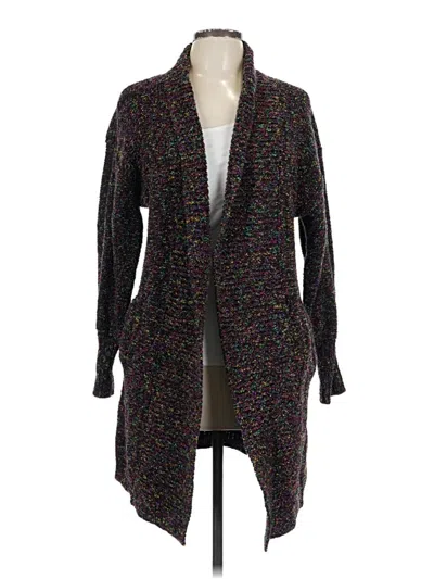 Pre-owned Assorted Brands Cardigan Sweater In Black