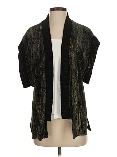 Pre-owned Assorted Brands Cardigan Sweater In Black