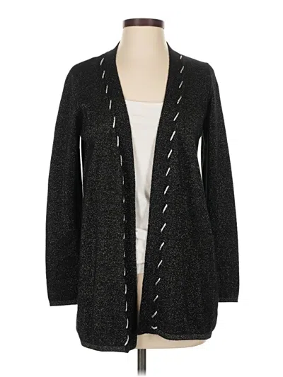 Pre-owned Assorted Brands Cardigan Sweater In Black