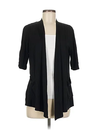 Pre-owned Assorted Brands Cardigan Sweater In Black