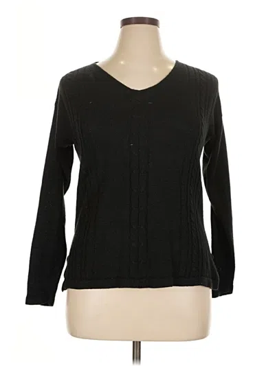 Pre-owned Assorted Brands Cardigan Sweater In Black