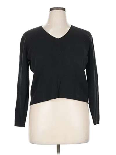 Pre-owned Assorted Brands Cardigan Sweater In Black
