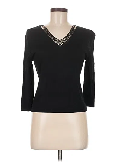 Pre-owned Assorted Brands Cardigan Sweater In Black