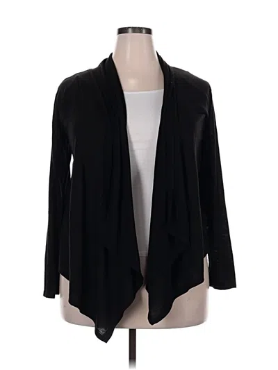Pre-owned Assorted Brands Cardigan Sweater In Black