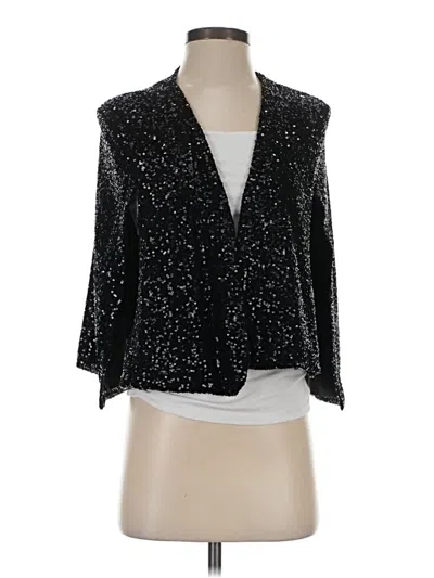 Pre-owned Assorted Brands Cardigan Sweater In Black