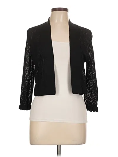 Pre-owned Assorted Brands Cardigan Sweater In Black