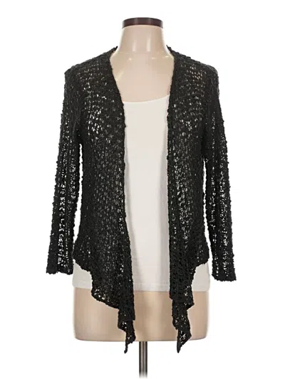 Pre-owned Assorted Brands Cardigan Sweater In Black